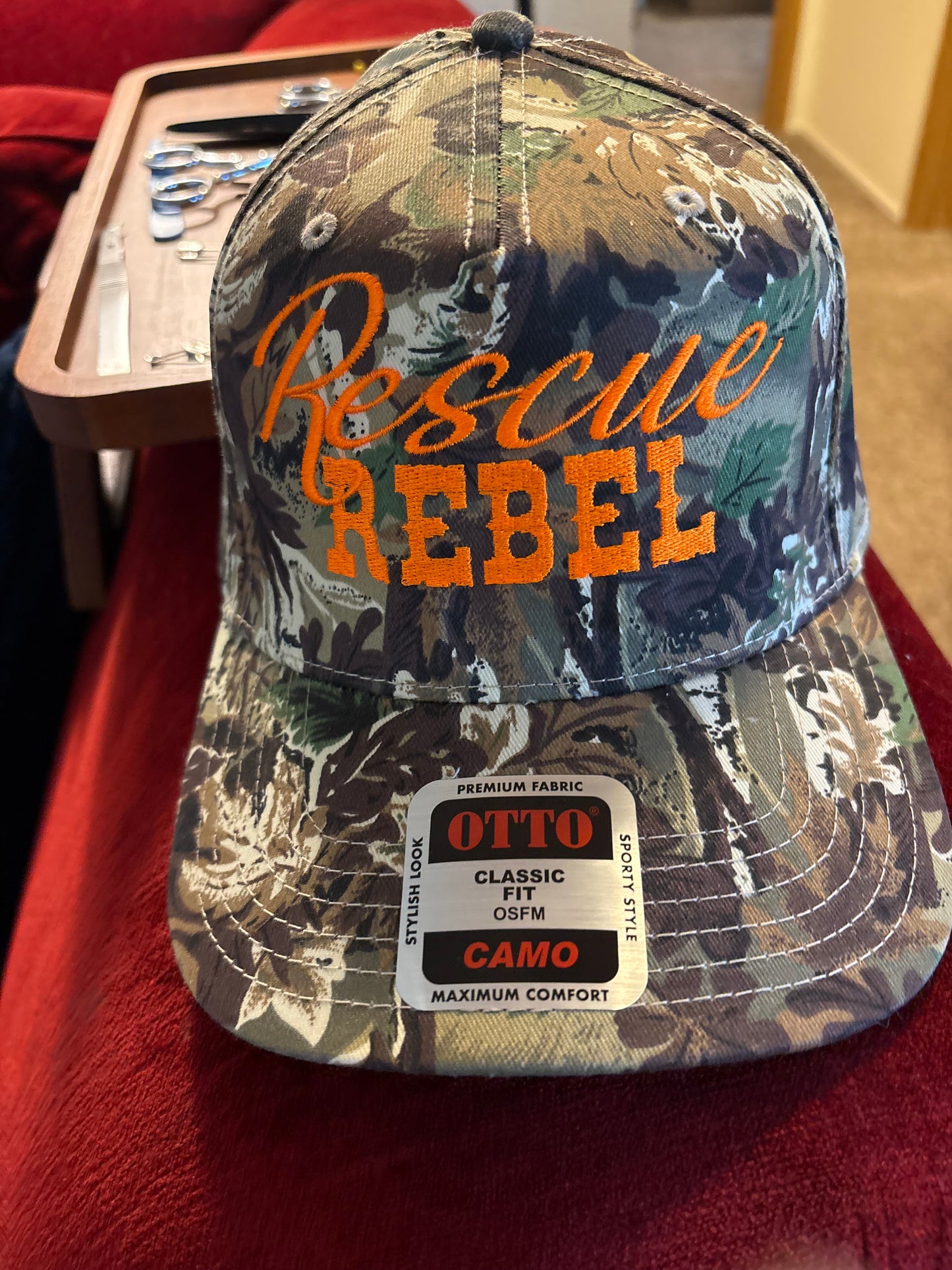 Rescue rebel camo hat
